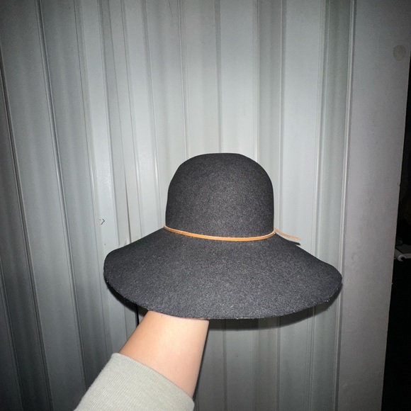 Rag & Bone Charcoal Hat with Camel Accent main image 5